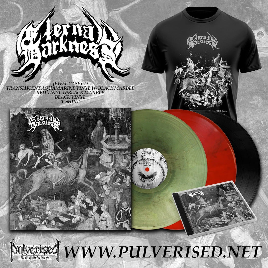 ETERNAL DARKNESS "Eternal Darkness" LP, CD & T-Shirt available now!