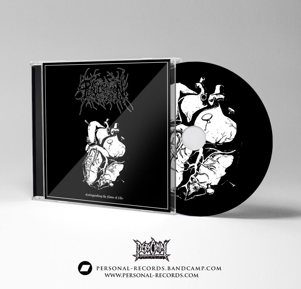 PERVERTICON "Extinguishing The Flame Of Life" CD