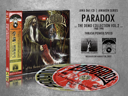 PARADOX "The Demo Collection Vol.2 1988-1990" Double CD
