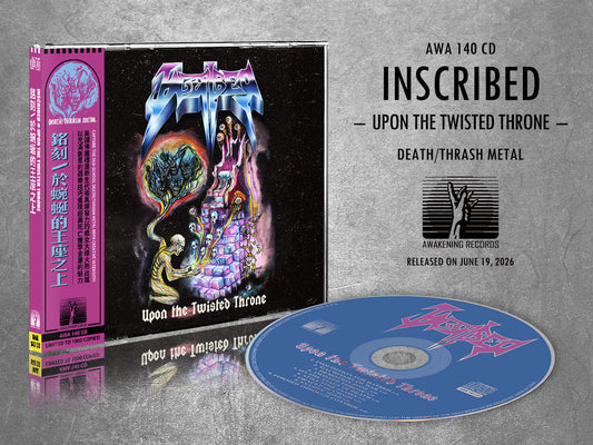 INSCRIBED "Upon The Twisted Throne" CD