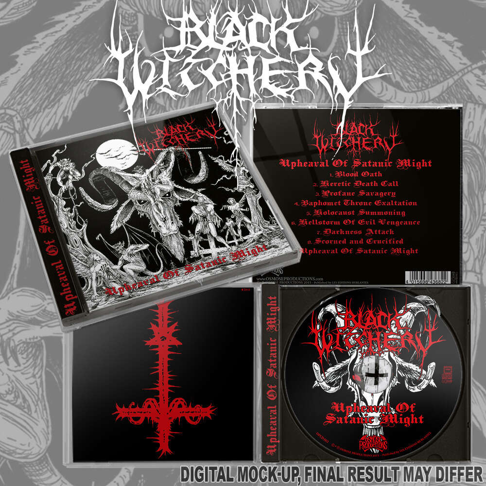 BLACK WITCHERY "Upheaval Of Satanic Might" CD