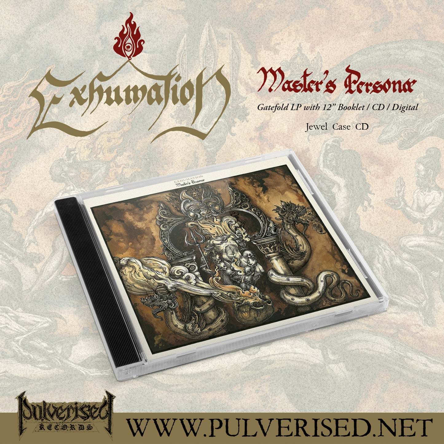 EXHUMATION "Master’s Personae" CD