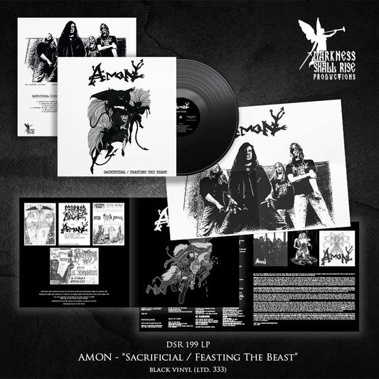 AMON "Sacrificial / Feasting The Beast" LP