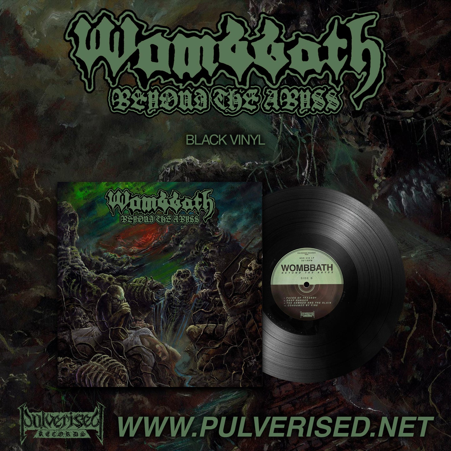 WOMBBATH "Beyond The Abyss" LP