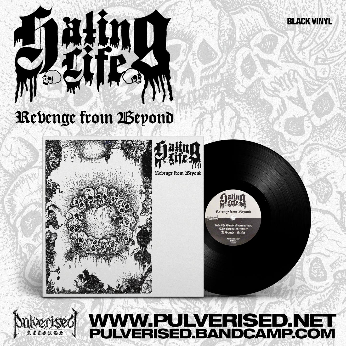 HATING LIFE "Revenge From Beyond" 12" Mini LP