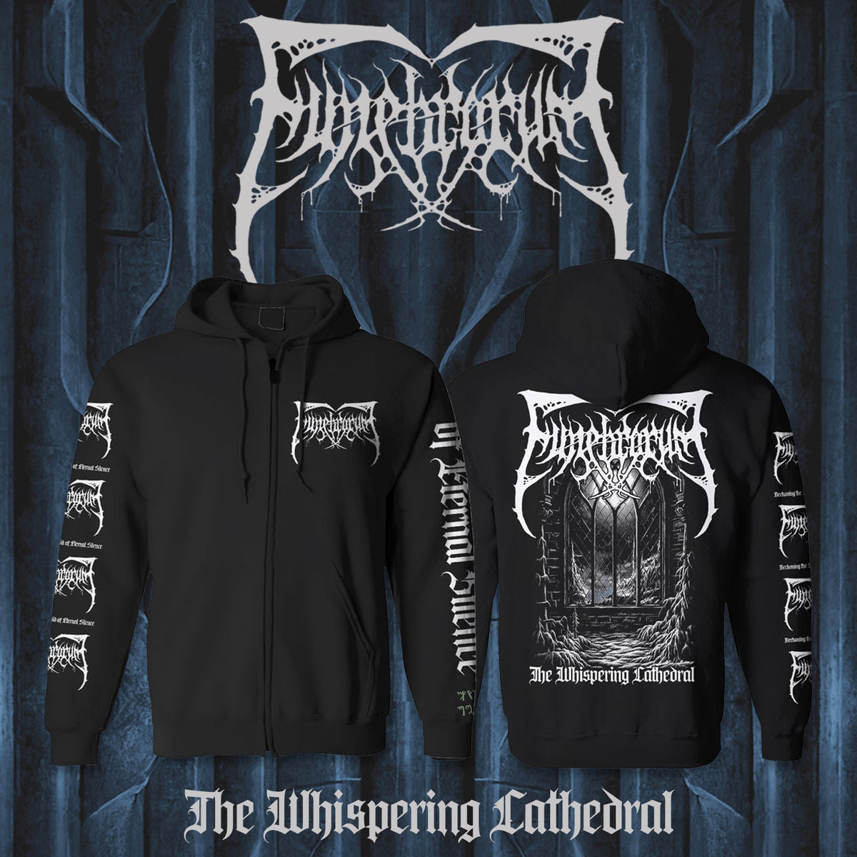 FUNEBRARUM "The Whispering Cathedral" Zipper Hoodie
