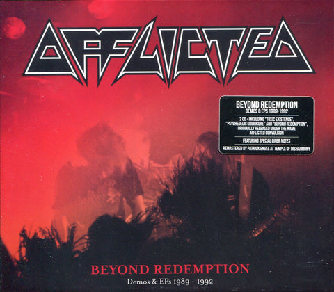 AFFLICTED "Beyond Redemption - Demos & EPs 1989-1992" Slipcase Double CD