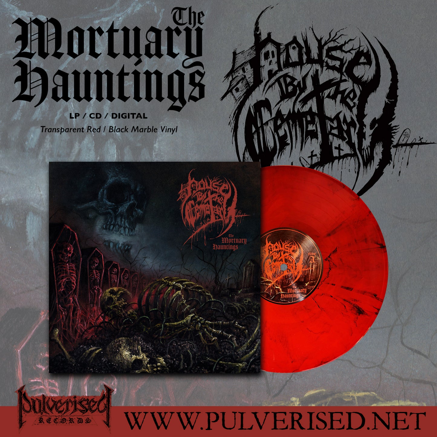 HOUSE BY THE CEMETARY "The Mortuary Hauntings" LP