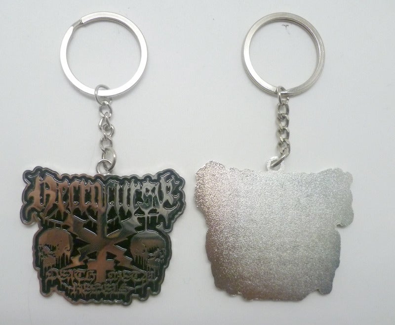 NECROCURSE "Death Metal Rebels" Metal Keychain