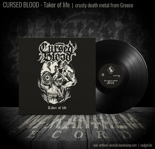 CURSED BLOOD "Taker Of Life" 12" Mini LP