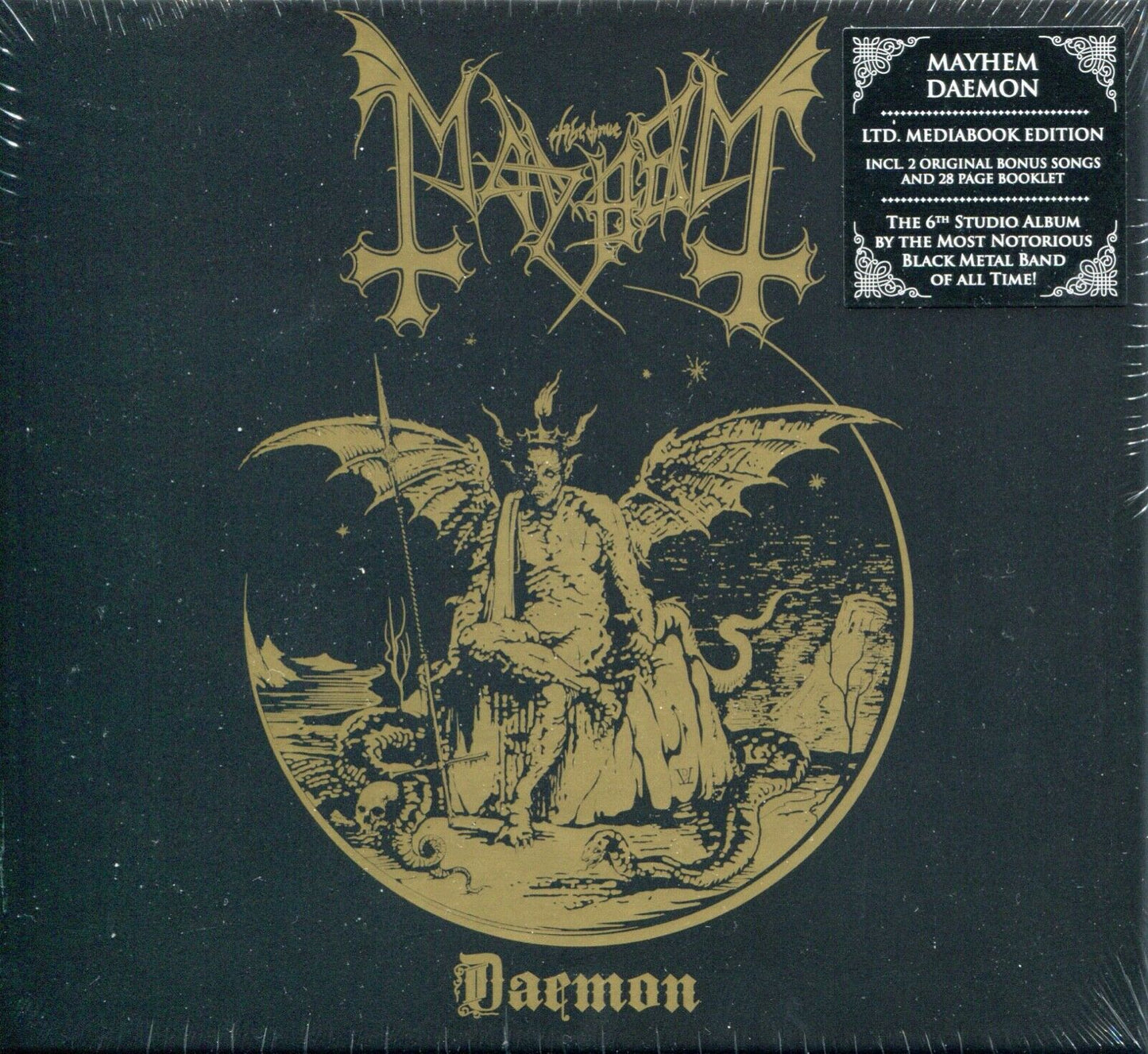 MAYHEM "Daemon" CD Mediabook In Slipcase