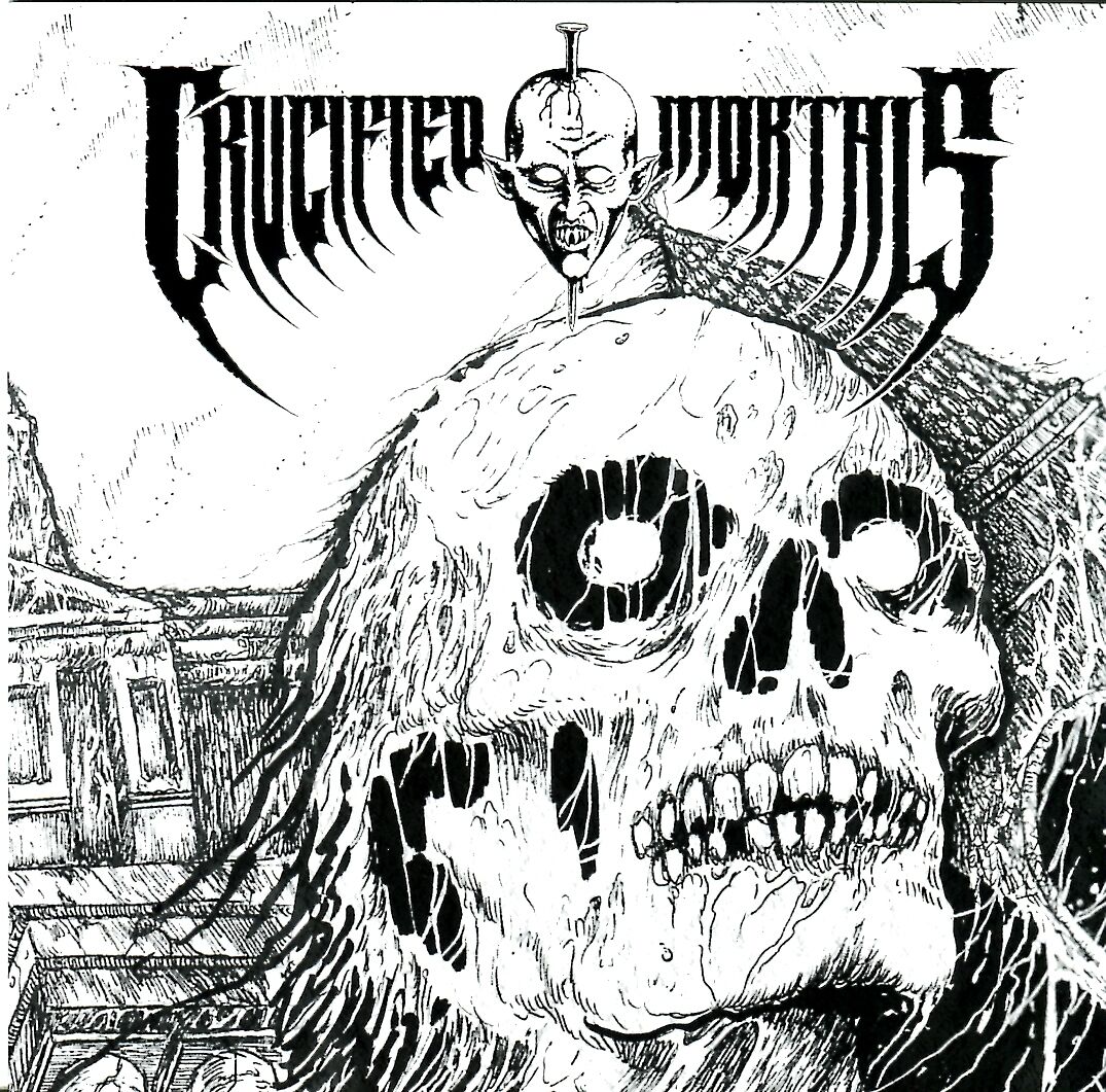 CRUCIFIED MORTALS / EXORCISM "Split" 7" EP
