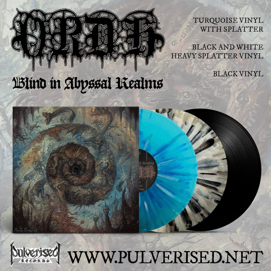 ORDH "Blind In Abyssal Realms" LP Second Pressing Available Now!