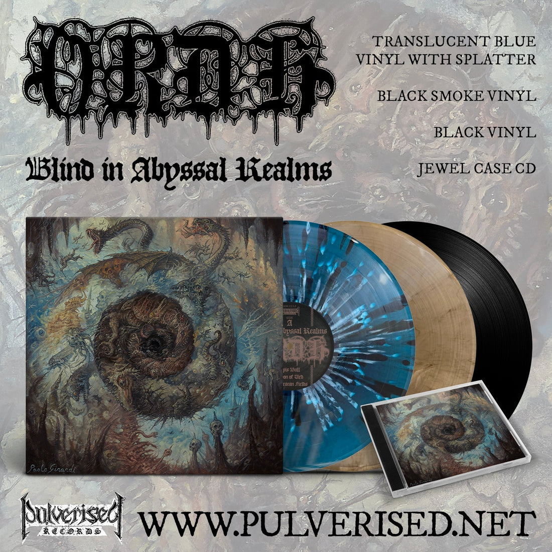 ORDH "Blind In Abyssal Realms" LP and CD available now!