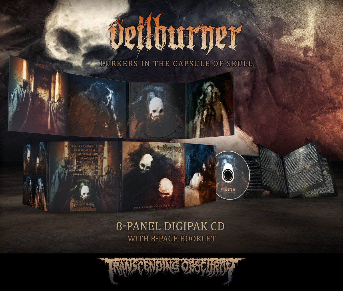 VEILBURNER "Lurkers In The Capsule Of Skull" Digipak CD
