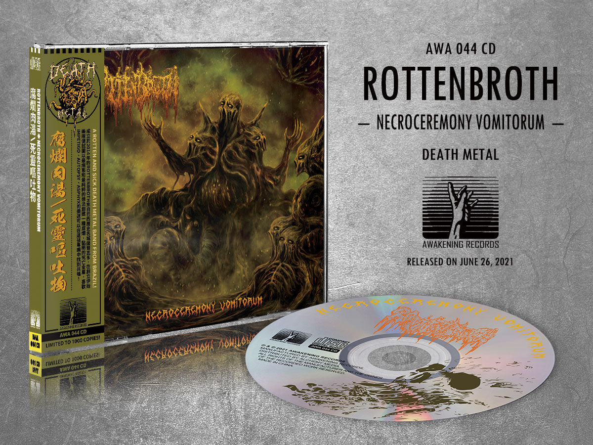 ROTTENBROTH "Necroceremony Vomitorum" CD