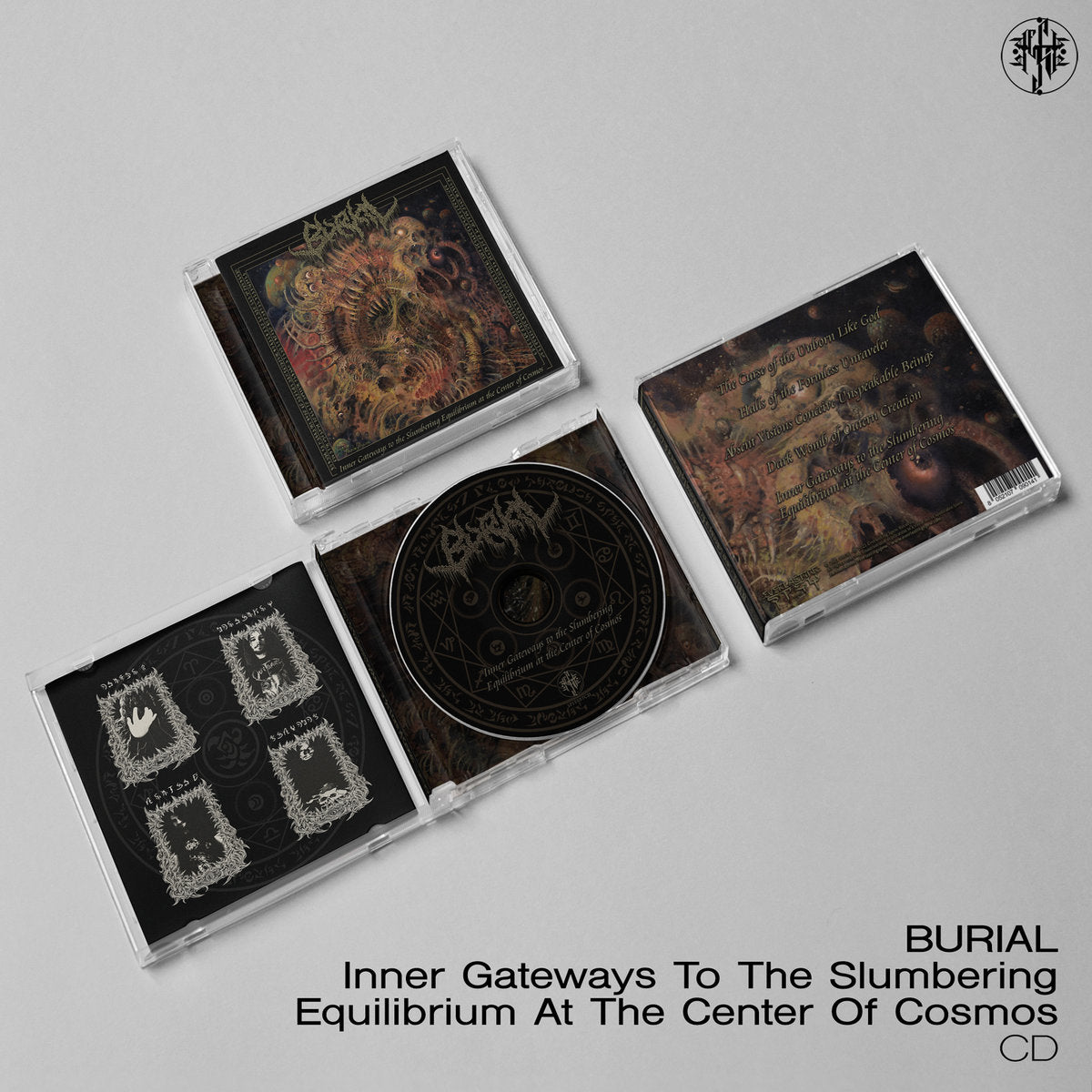 BURIAL "Inner Gateways To The Slumbering Equilibrium At The Center Of Cosmos" CD