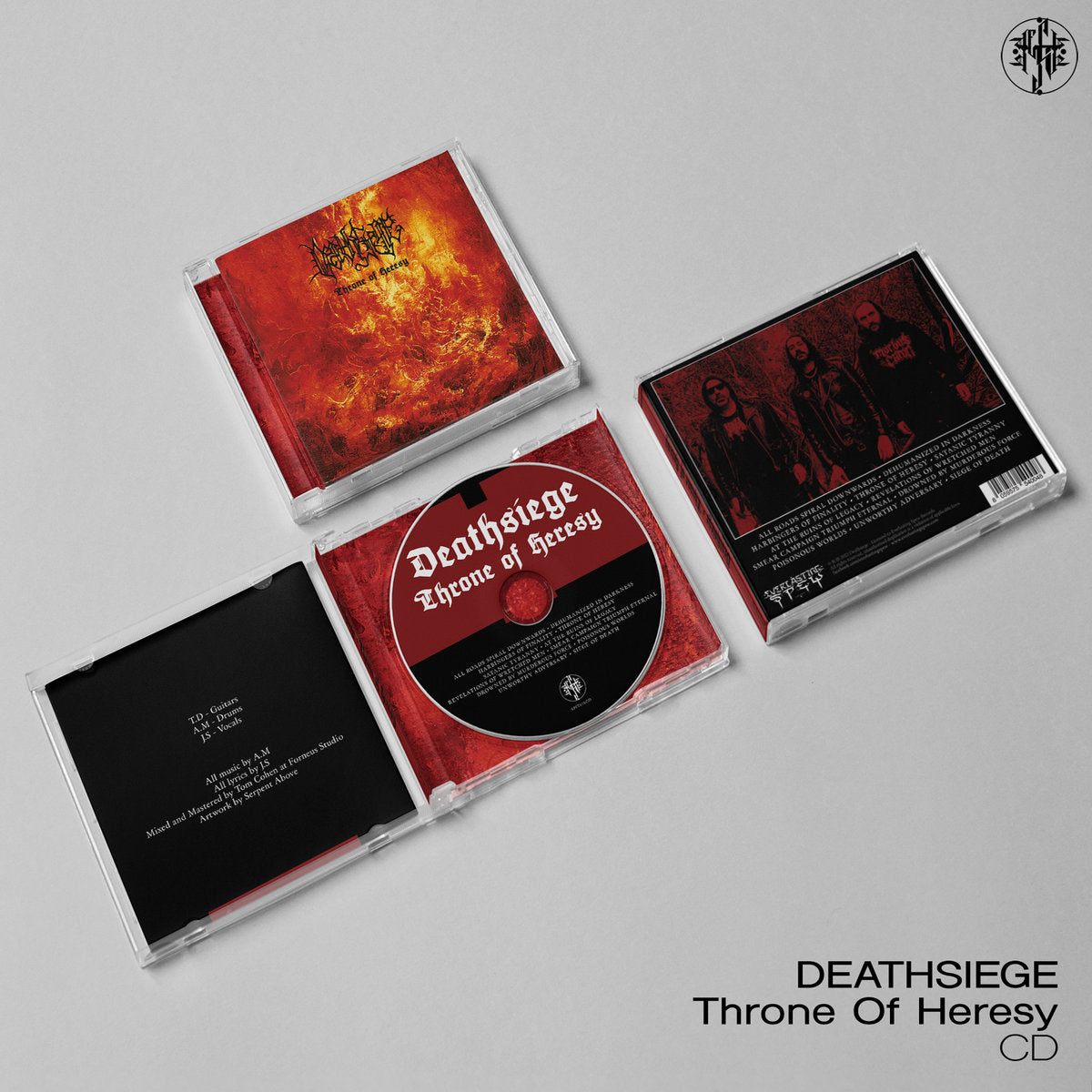 DEATHSIEGE "Throne Of Heresy" CD