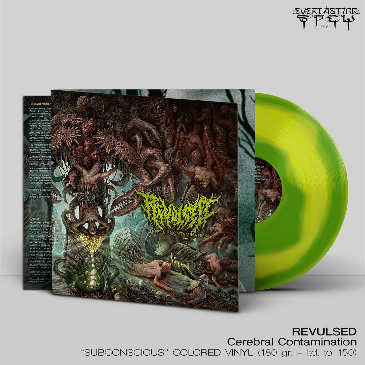 REVULSED "Cerebral Contamination" Gatefold LP