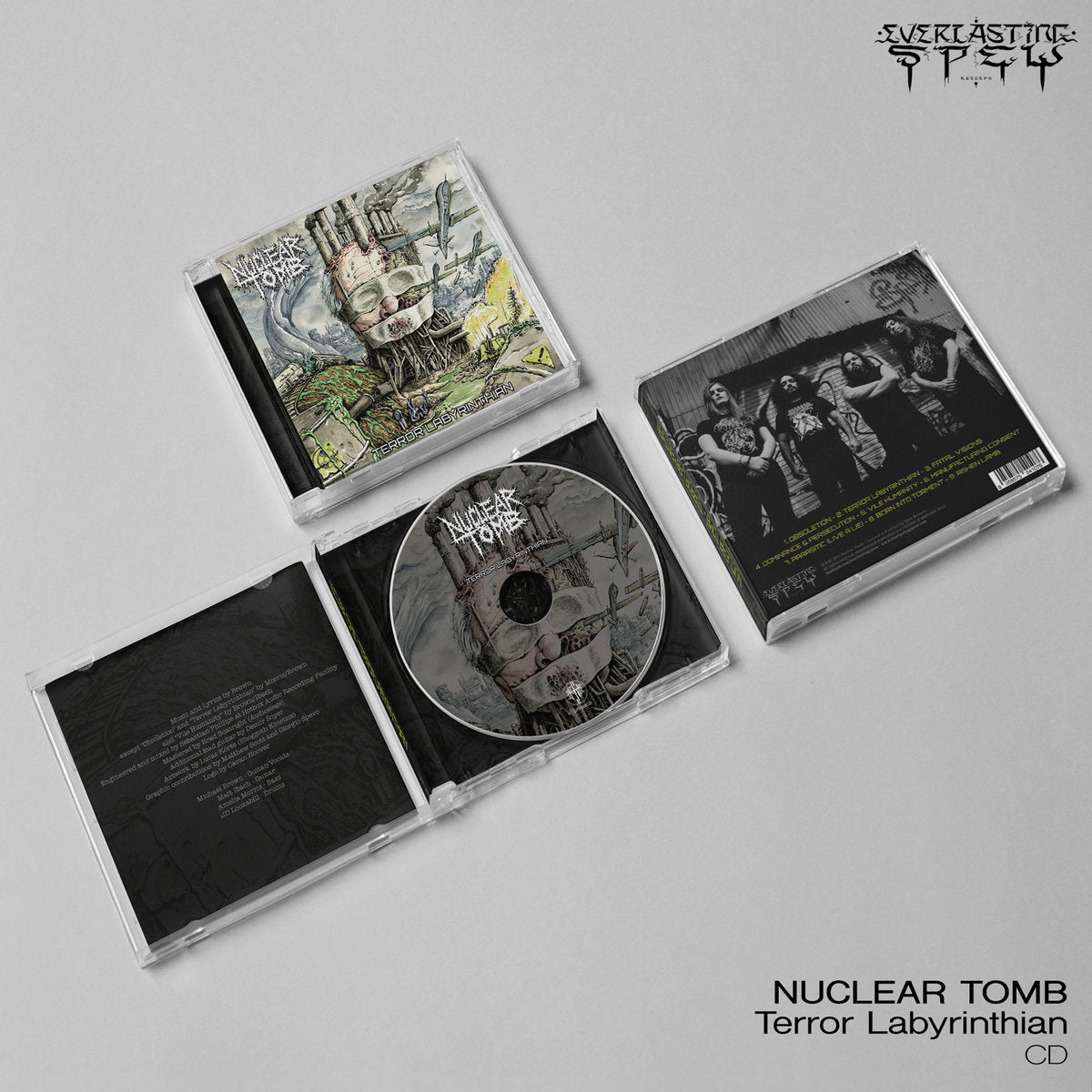 NUCLEAR TOMB "Terror Labyrinthian" CD