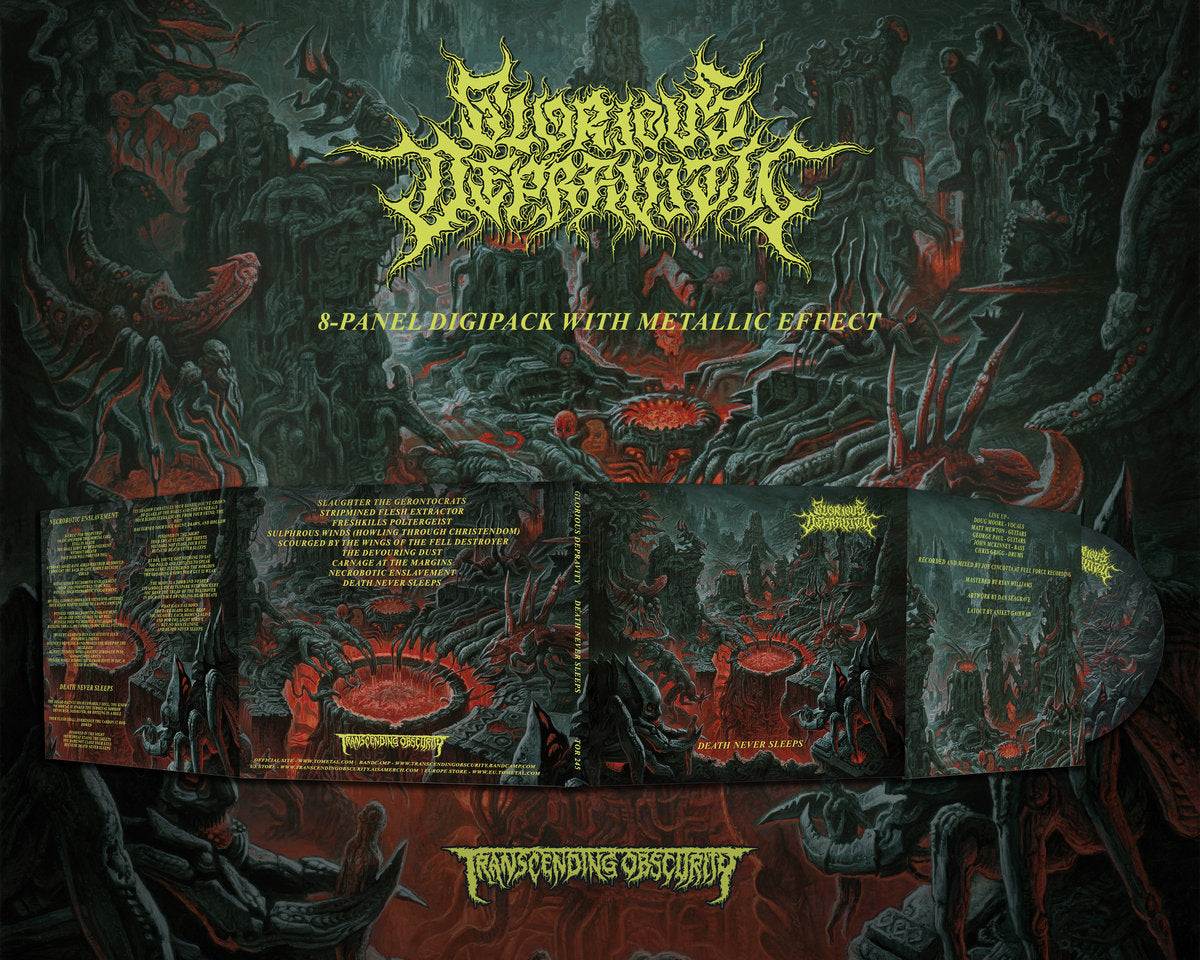 GLORIOUS DEPRAVITY "Death Never Sleeps" Digipak CD