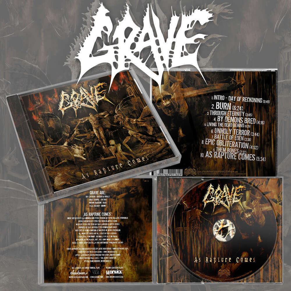GRAVE "As Rapture Comes" CD
