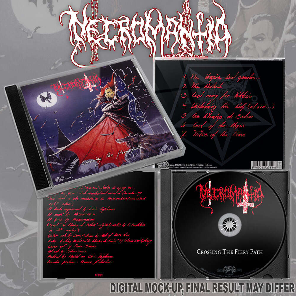 NECROMANTIA "Crossing The Fiery Path" CD