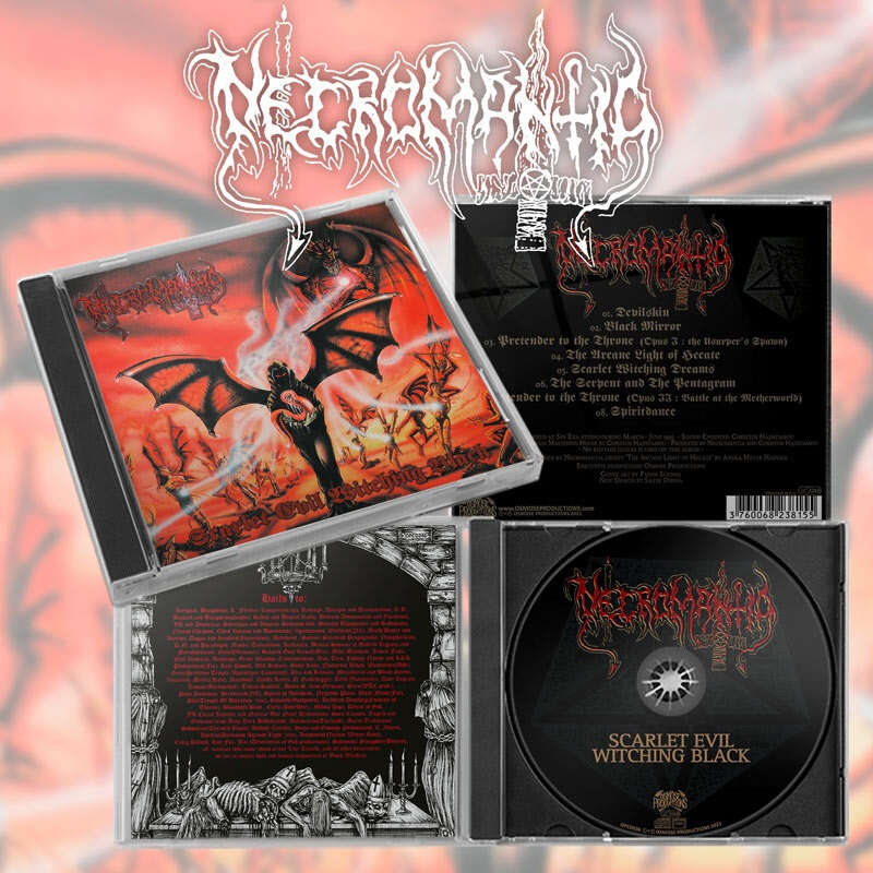 NECROMANTIA "Scarlet Evil Witching Black" CD