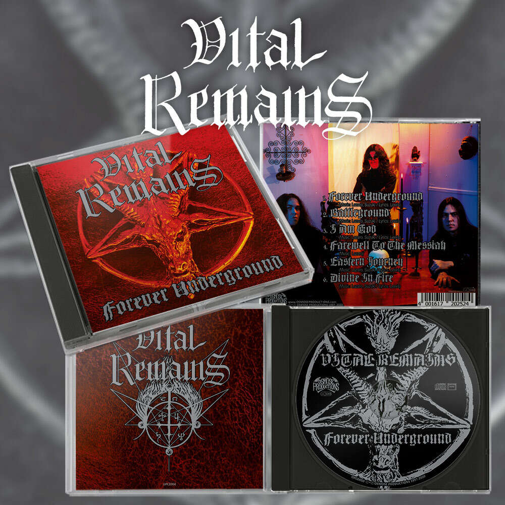 VITAL REMAINS "Forever Underground" CD