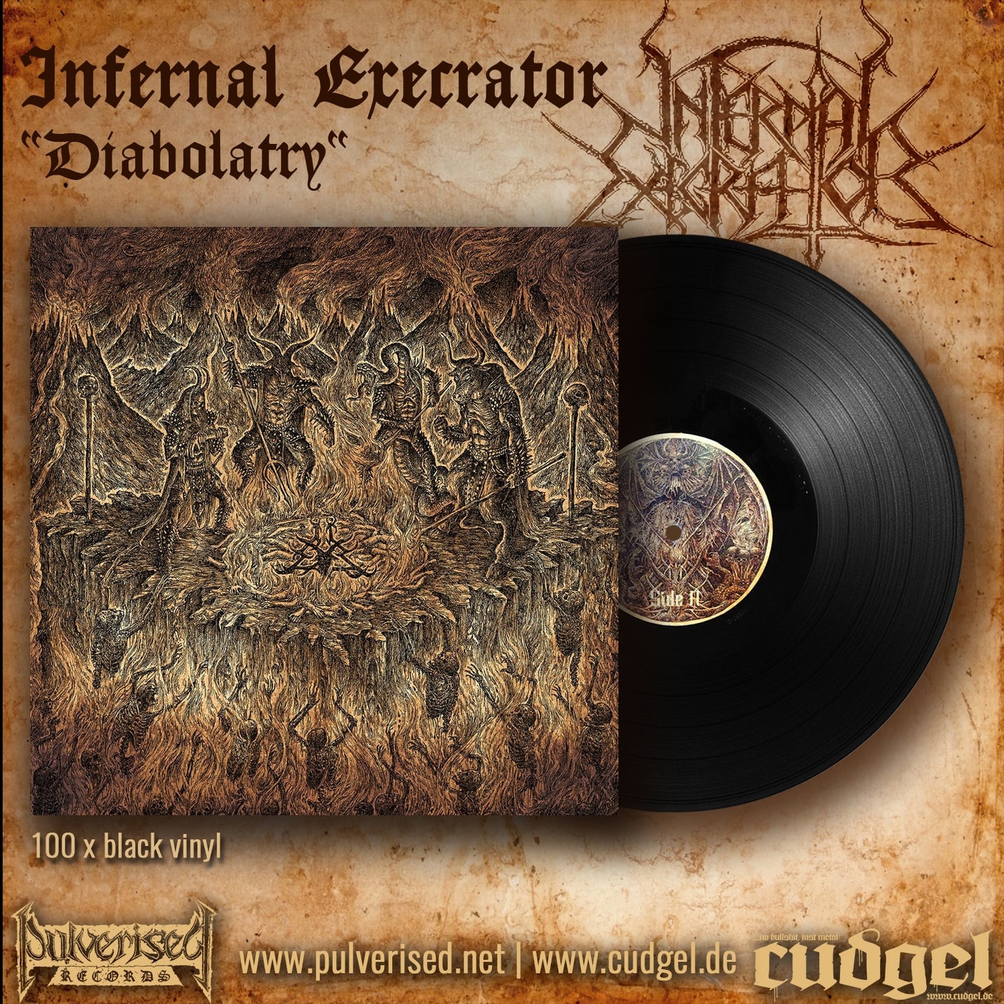 INFERNAL EXECRATOR "Diabolatry" LP