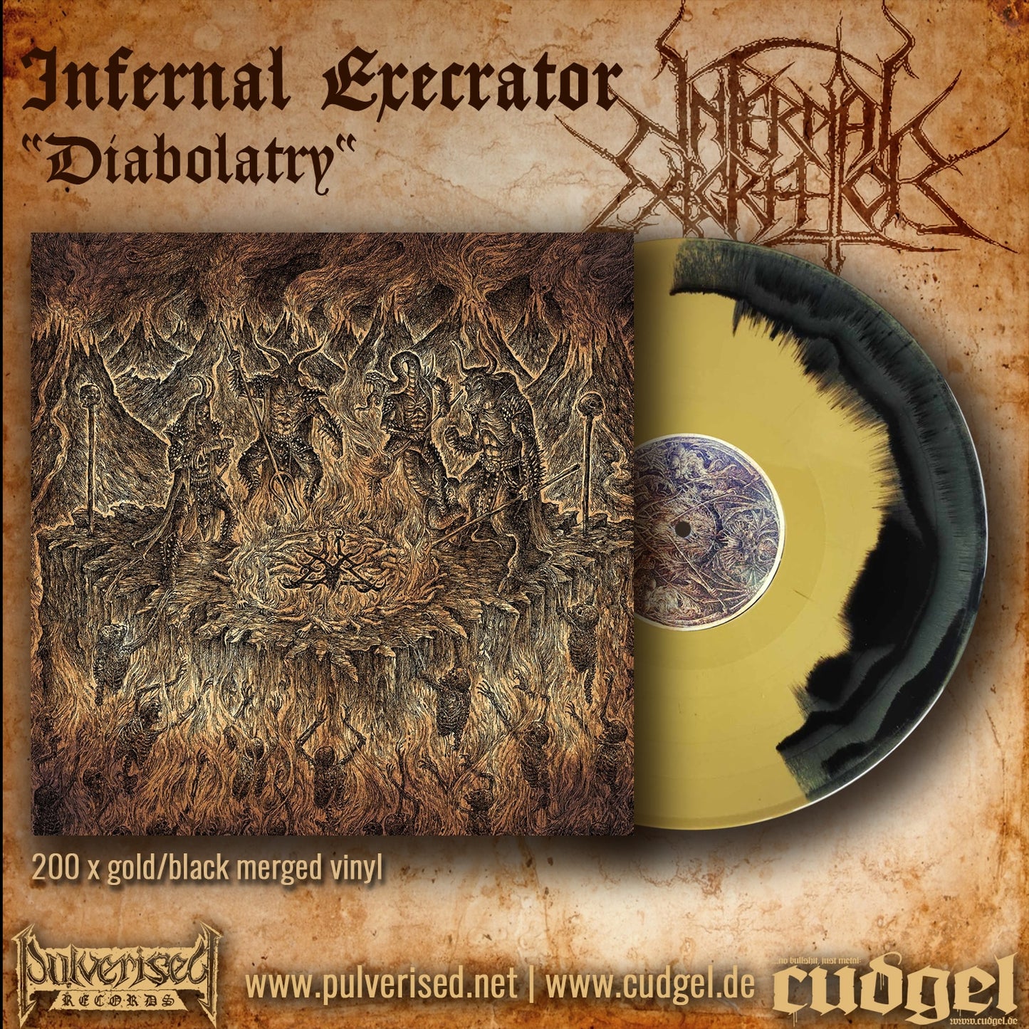 INFERNAL EXECRATOR "Diabolatry" LP