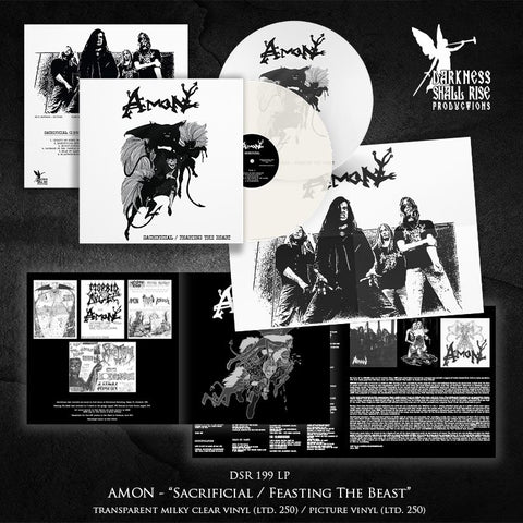 AMON "Sacrificial / Feasting The Beast" LP