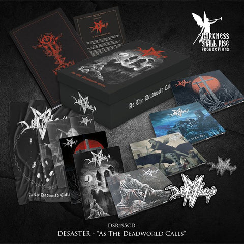 DESASTER "As The Deadworld Calls" 4CD Box Set