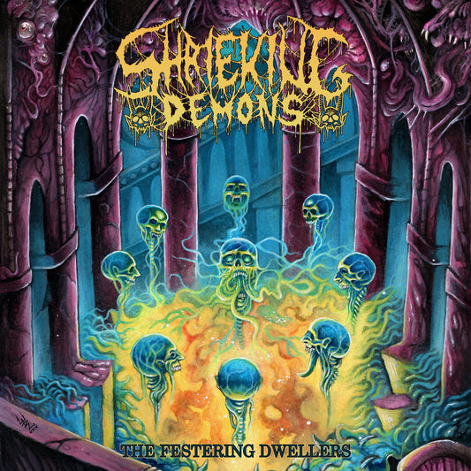 SHRIEKING DEMONS "The Festering Dwellers" Digipak CD