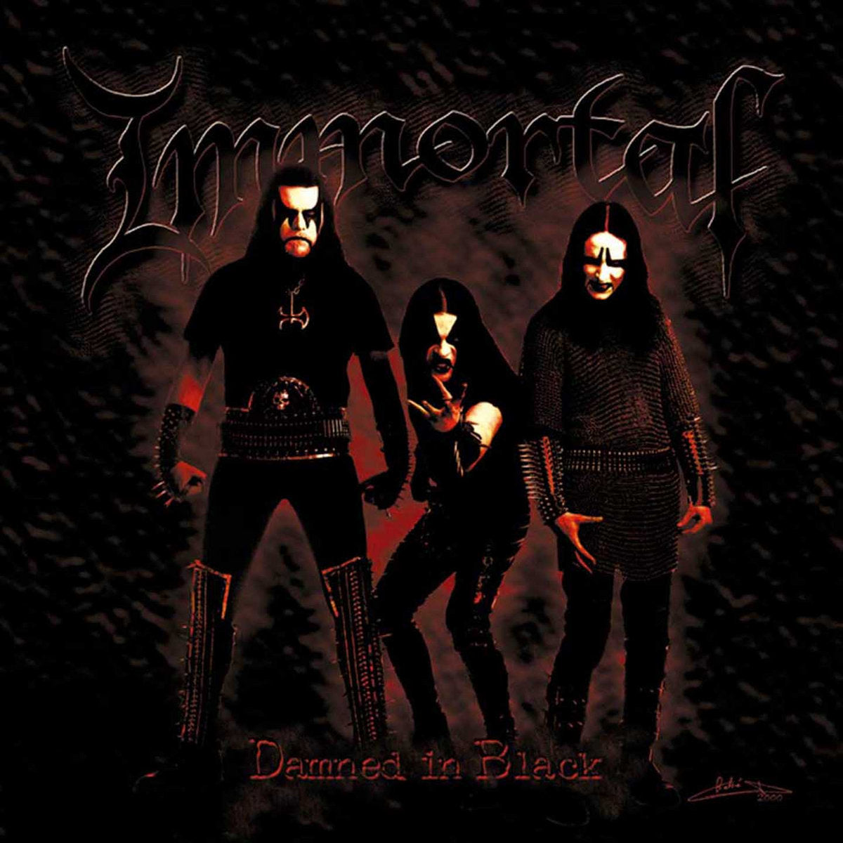 IMMORTAL "Damned In Black" CD