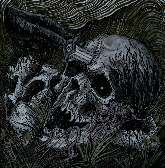 MALTHUSIAN / SUFFERING HOUR "Time's Withering Shadow" Gatefold LP