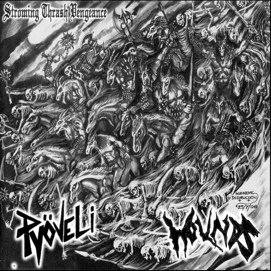 WOUNDS / PYOVELI "Storming Thrash Vengeance" CD