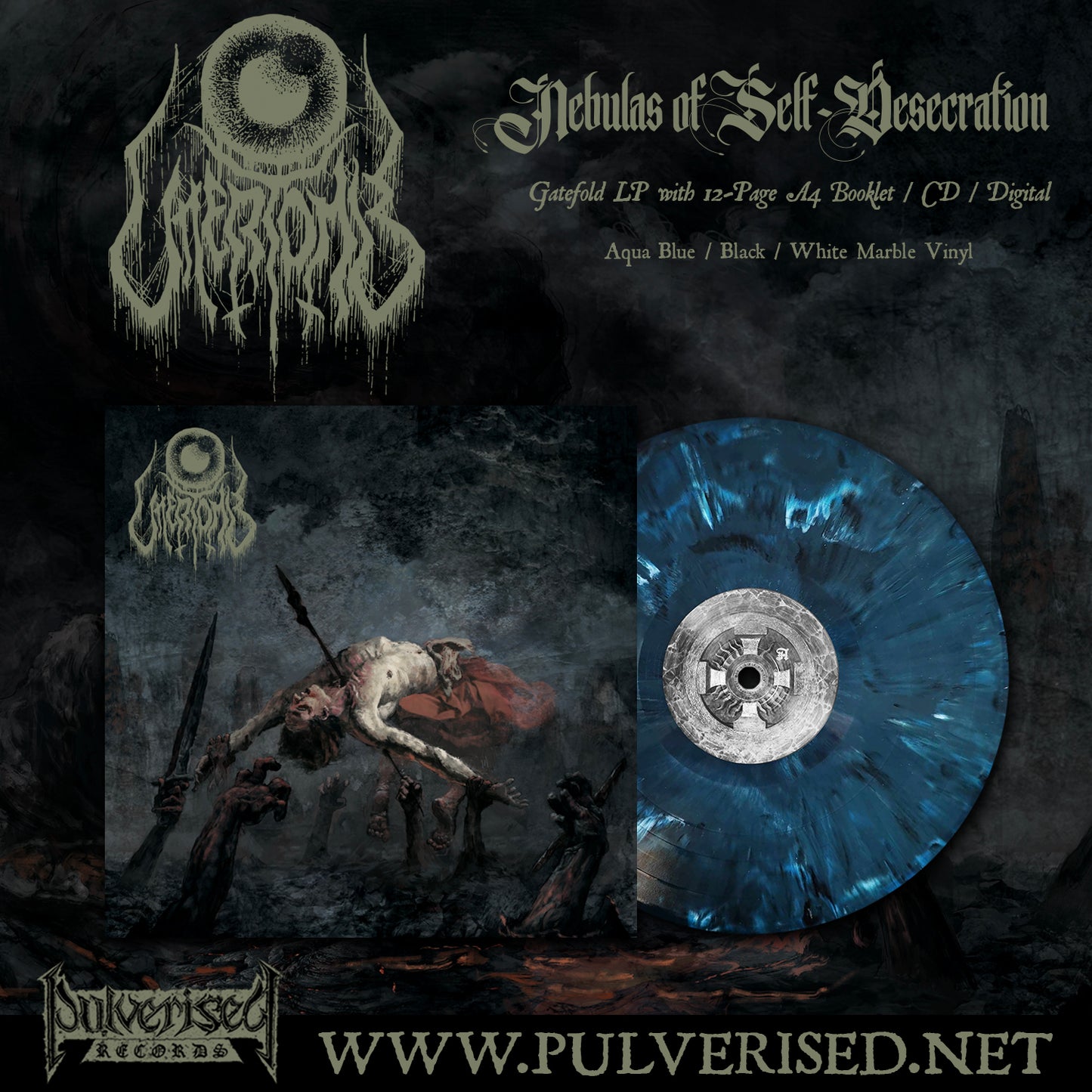 UTTERTOMB "Nebulas Of Self-Desecration" Gatefold LP