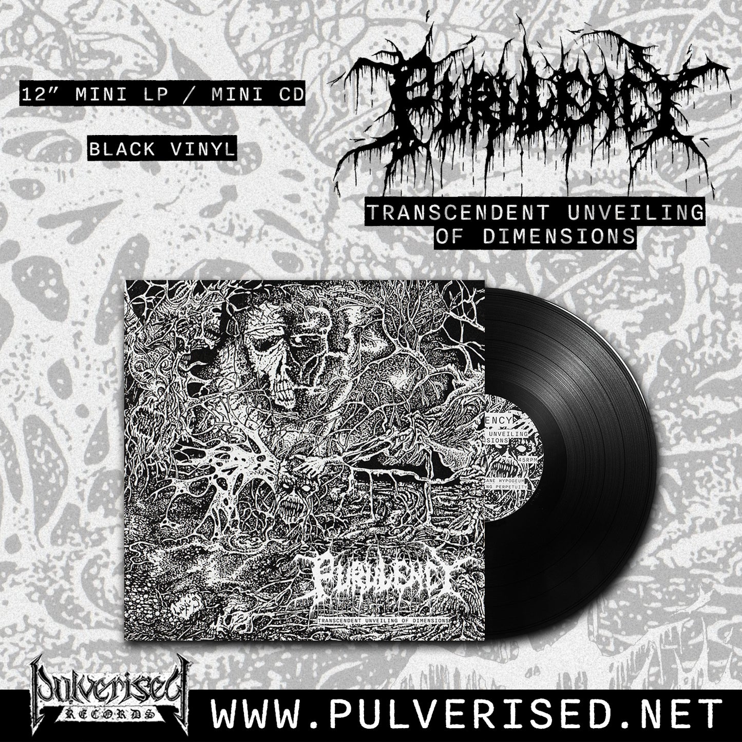 PURULENCY "Transcendent Unveiling Of Dimensions" 12" Mini LP