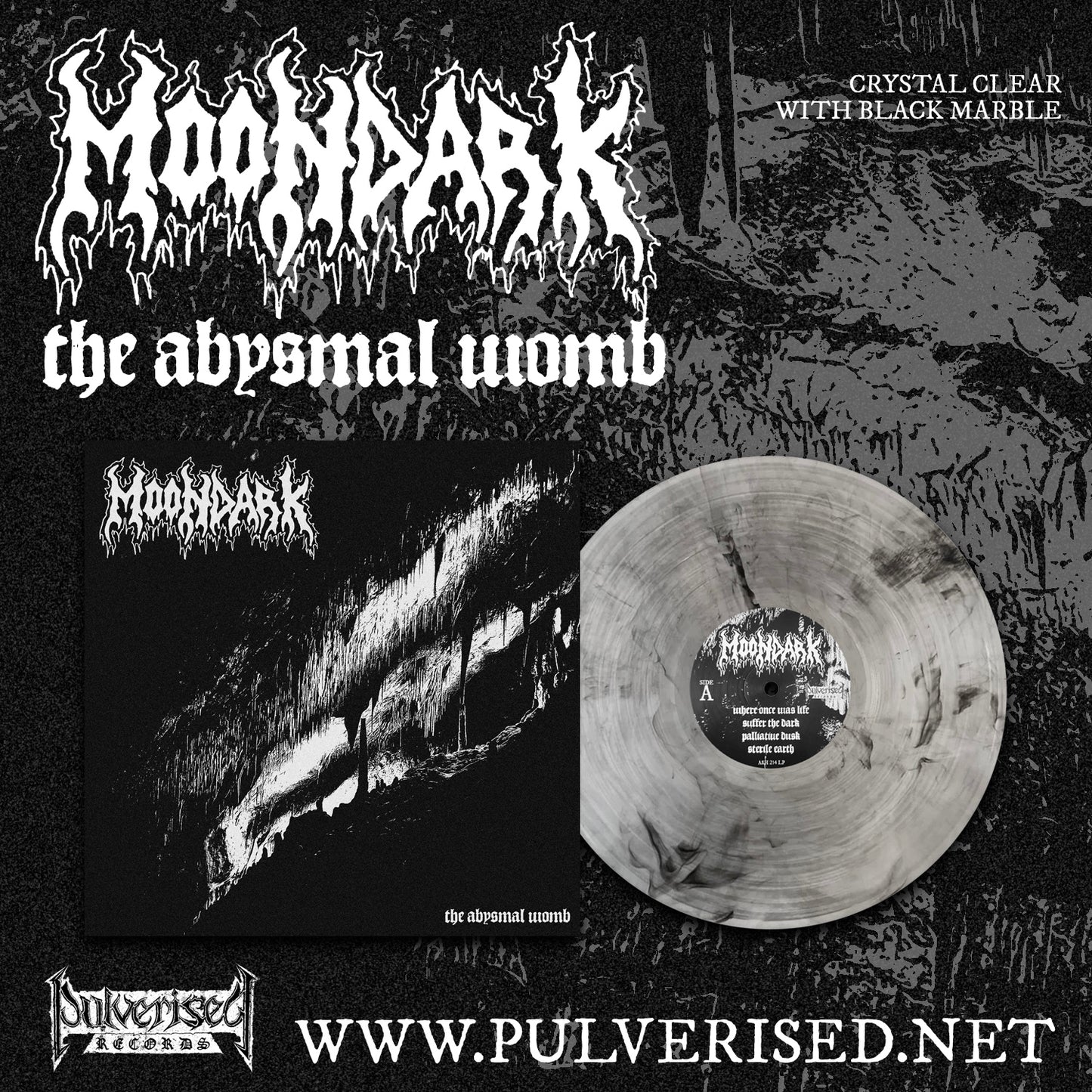 MOONDARK "The Abysmal Womb" Gatefold LP