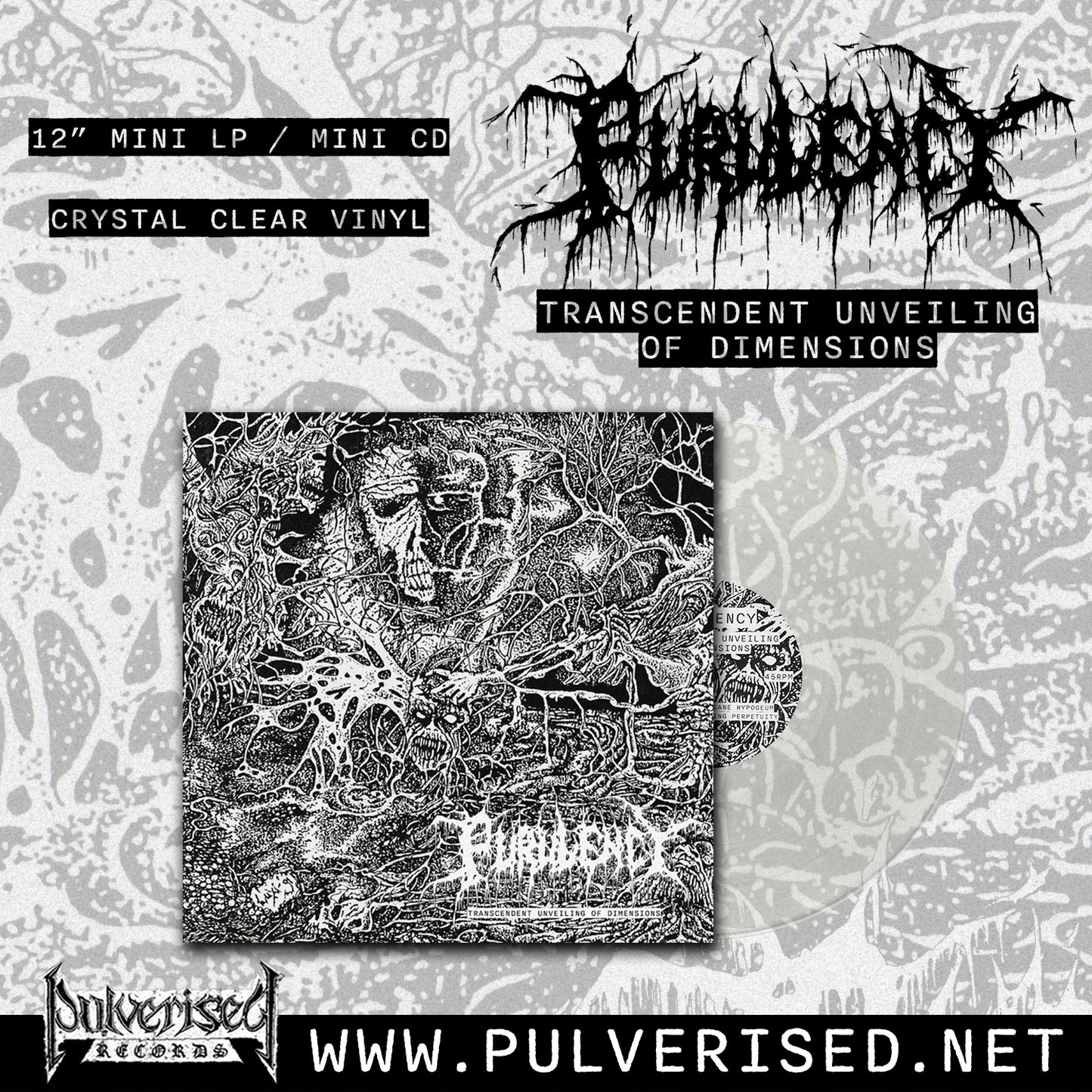 PURULENCY "Transcendent Unveiling Of Dimensions" 12" Mini LP