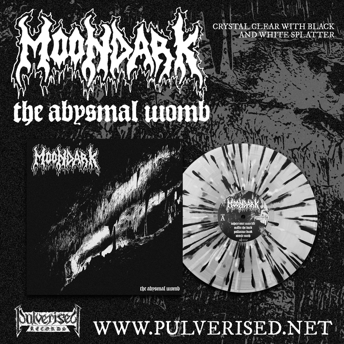 MOONDARK "The Abysmal Womb" Gatefold LP