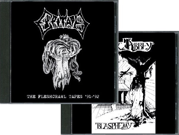 EPITAPH "The Fleshcrawl Tapes '91/'92" + DARK ABBEY "Blasphemy" CD