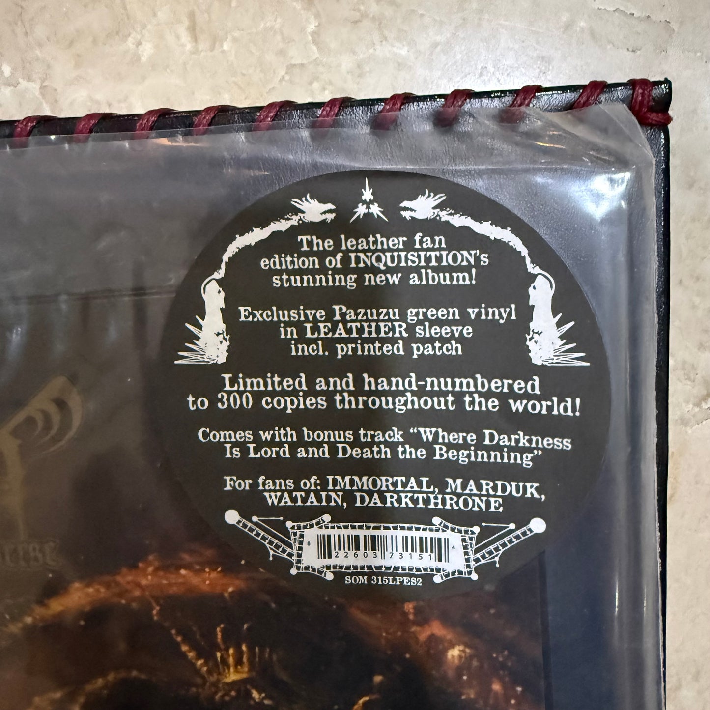INQUISITION "Obscure Verses For The Multiverse" 2LP In Leather Sleeve