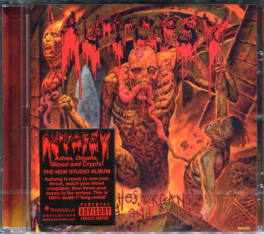 AUTOPSY "Ashes, Organs, Blood And Crypts" CD