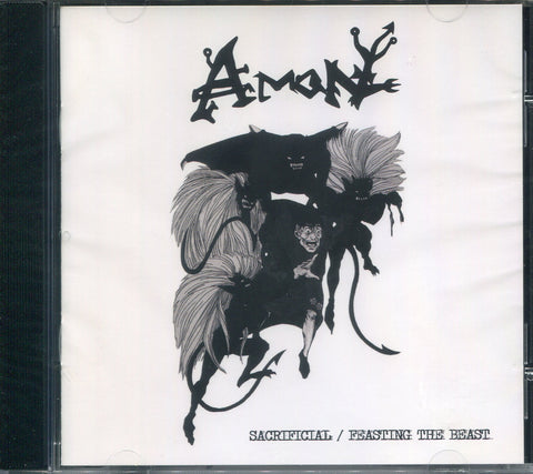AMON "Sacrificial / Feasting The Beast" CD