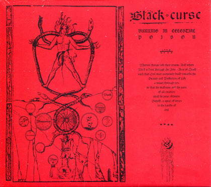 BLACK CURSE "Burning In Celestial Poison" Digipak CD