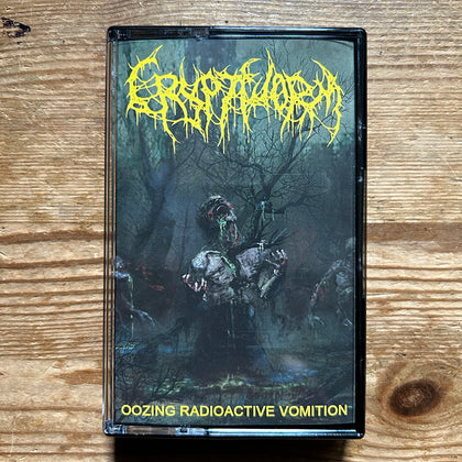 CRYPTWORM "Oozing Radioactive Vomition" Cassette Tape