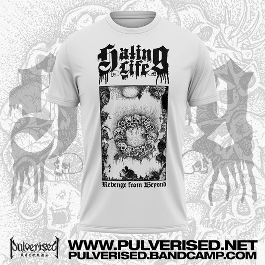 HATING LIFE "Revenge From Beyond" White T-Shirt