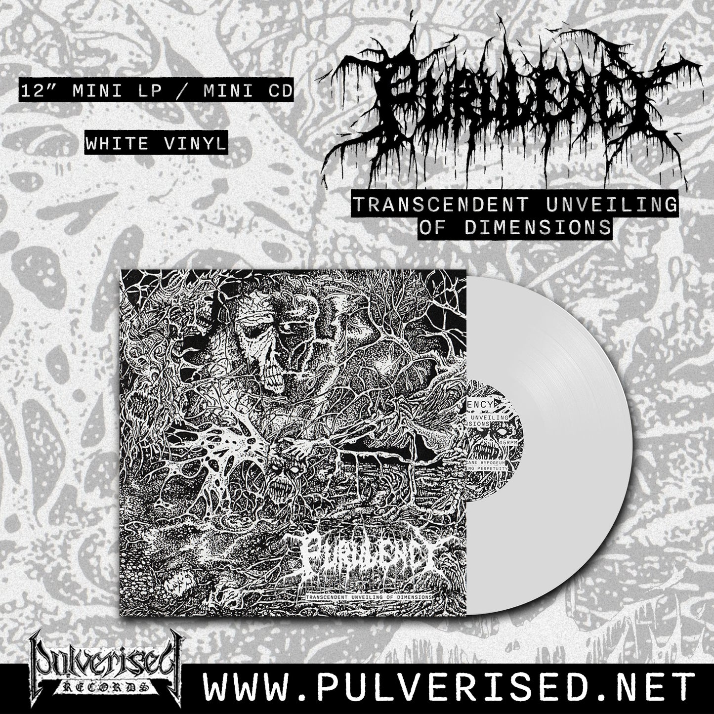 PURULENCY "Transcendent Unveiling Of Dimensions" 12" Mini LP